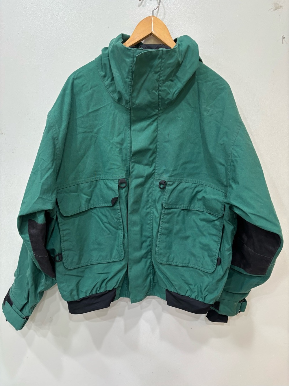 Vintage Cabela’s Gore-Rex Wading Fly Fishing Hooded Jacket Men’s Size Large